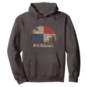 Panama Flag Pride Hoodie TS09 Dark Chocolate Print Your Wear