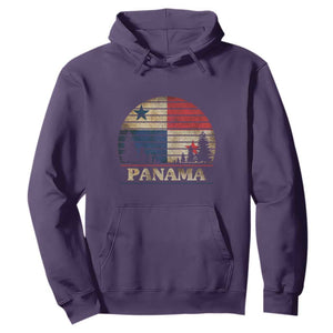 Panama Flag Pride Hoodie TS09 Purple Print Your Wear