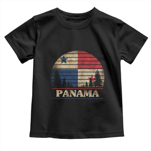 Panama Flag Pride Toddler T Shirt TS09 Black Print Your Wear