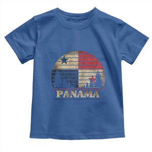Panama Flag Pride Toddler T Shirt TS09 Royal Blue Print Your Wear