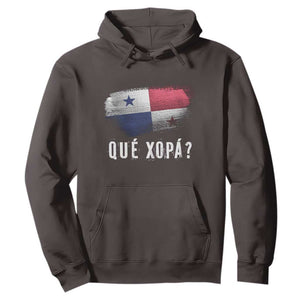 Funny Panama Hoodie Que Xopa What's Up Panamanian TS09 Dark Chocolate Print Your Wear