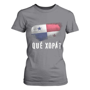 Funny Panama T Shirt For Women Que Xopa What's Up Panamanian TS09 Charcoal Print Your Wear