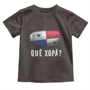 Funny Panama Toddler T Shirt Que Xopa What's Up Panamanian TS09 Dark Chocolate Print Your Wear