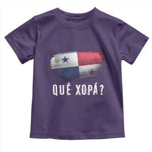 Funny Panama Toddler T Shirt Que Xopa What's Up Panamanian TS09 Purple Print Your Wear