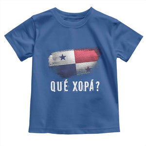 Funny Panama Toddler T Shirt Que Xopa What's Up Panamanian TS09 Royal Blue Print Your Wear