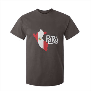 Peruvian Pride T Shirt For Kid Peru Est. 1821 TS09 Dark Chocolate Print Your Wear
