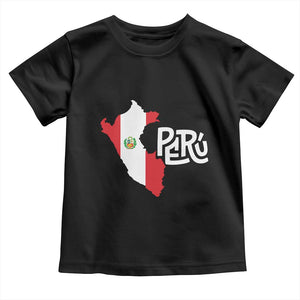 Peruvian Pride Toddler T Shirt Peru Est. 1821 TS09 Black Print Your Wear