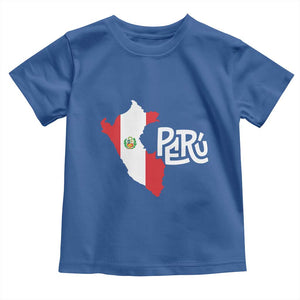 Peruvian Pride Toddler T Shirt Peru Est. 1821 TS09 Royal Blue Print Your Wear