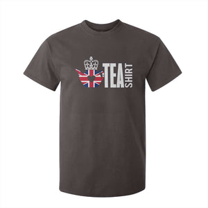 Funny English Tea UK Flag T Shirt For Kid TS09 Dark Chocolate Print Your Wear
