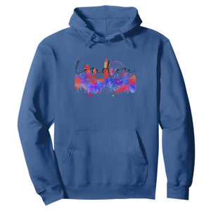 Traveling London Trip Hoodie TS09 Royal Blue Print Your Wear