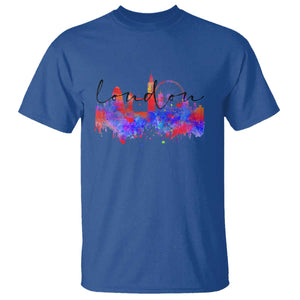 Traveling London Trip T Shirt TS09 Royal Blue Print Your Wear