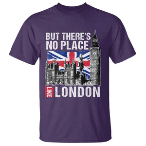 Traveling London Trip T Shirt But There's No Place Like London TS09 Purple Print Your Wear