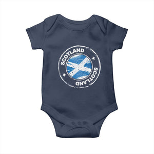 Scotland Flag Scottish Pride Baby Onesie TS09 Navy Print Your Wear