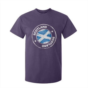 Scotland Flag Scottish Pride T Shirt For Kid TS09 Purple Print Your Wear