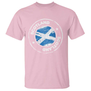 Scotland Flag Scottish Pride T Shirt TS09 Light Pink Print Your Wear