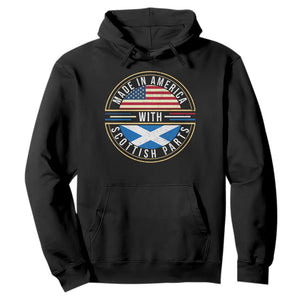 Scottish American Hoodie Made In America With Scottish Parts Scotland TS09 Black Print Your Wear