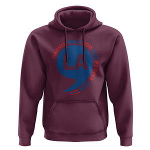 Comma La Kamala Hoodie Harris Walz For The People 2024 TS09 Maroon Print Your Wear