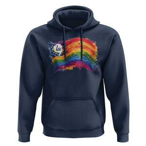 Rainbow Flag Comma La Harris 2024 Hoodie TS09 Navy Print Your Wear