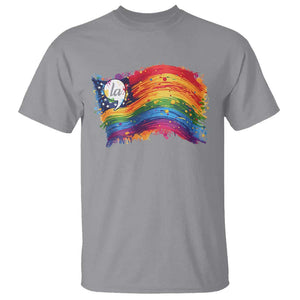 Rainbow Flag Comma La Harris 2024 T Shirt TS09 Sport Gray Print Your Wear