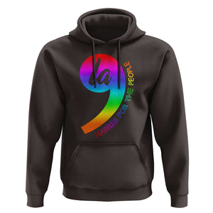 Rainbow Comma La Kamala Hoodie Harris For The People 2024 TS09 Dark Chocolate Print Your Wear