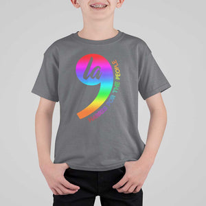 Rainbow Comma La Kamala T Shirt For Kid Harris For The People 2024 TS09 Charcoal Print Your Wear