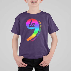 Rainbow Comma La Kamala T Shirt For Kid Harris For The People 2024 TS09 Purple Print Your Wear