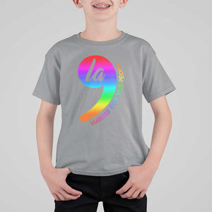 Rainbow Comma La Kamala T Shirt For Kid Harris For The People 2024 TS09 Sport Gray Print Your Wear