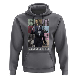 Kamala 2024 Hoodie Harris Tour Madam President TS09 Charcoal Print Your Wear