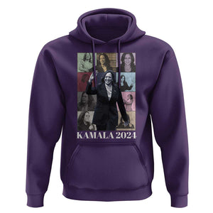 Kamala 2024 Hoodie Harris Tour Madam President TS09 Purple Print Your Wear