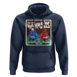 Funny Harris Walz Hoodie To The Window To The Walz Hip Hop Old School TS09 Navy Print Your Wear