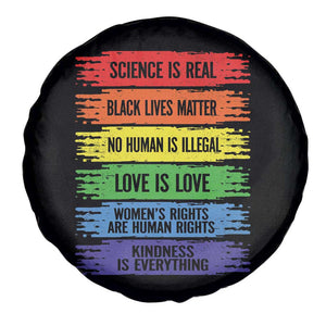 Human Rights Spare Tire Cover LGBT Black Feminist TS09 Print Your Wear