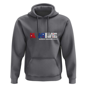 KHive Kamala 2024 Hoodie Harris Support US President Election TS09 Charcoal Print Your Wear