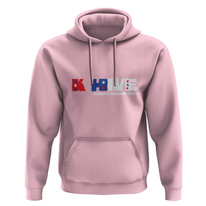 KHive Kamala 2024 Hoodie Harris Support US President Election TS09 Light Pink Print Your Wear