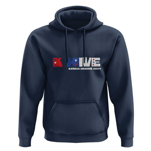KHive Kamala 2024 Hoodie Harris Support US President Election TS09 Navy Print Your Wear