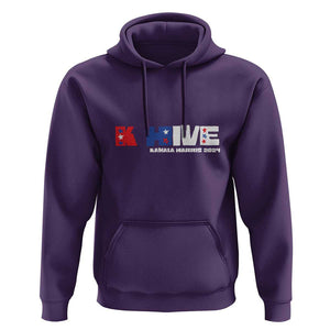 KHive Kamala 2024 Hoodie Harris Support US President Election TS09 Purple Print Your Wear