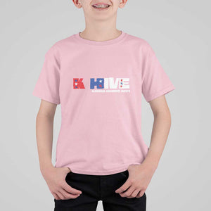 KHive Kamala 2024 T Shirt For Kid Harris Support US President Election TS09 Light Pink Print Your Wear