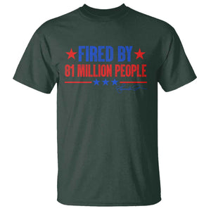 Kamala 2024 T Shirt Fired By 81 Million People Harris President Debate TS09 Dark Forest Green Print Your Wear