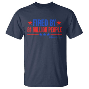 Kamala 2024 T Shirt Fired By 81 Million People Harris President Debate TS09 Navy Print Your Wear