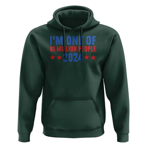 Kamala Support Hoodie I'm One Of 81 Million People Harris President Debate 2024 TS09 Dark Forest Green Print Your Wear