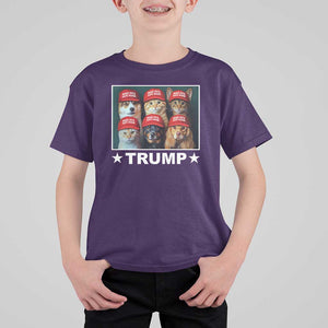 President Debate 2024 T Shirt For Kid Make Pets Safe Again Dogs Cats Trump Support TS09 Purple Print Your Wear