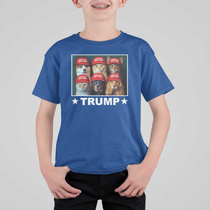 President Debate 2024 T Shirt For Kid Make Pets Safe Again Dogs Cats Trump Support TS09 Royal Blue Print Your Wear