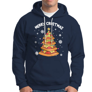 Merry Crustmas Pizza Christmas Tree Xmas Hoodie TS09 Printyourwear