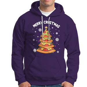 Merry Crustmas Pizza Christmas Tree Xmas Hoodie TS09 Printyourwear