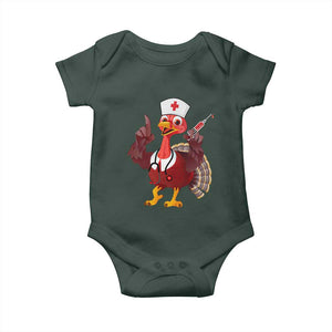 Turkey Nurse Thanksgiving Stethoscope Syringe Baby Onesie TS09 Print Your Wear