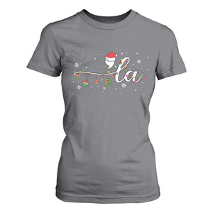 Funny Christmas Kamala T Shirt For Women Comma La Harris Christmas Tree TS09 Charcoal Print Your Wear