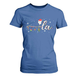 Funny Christmas Kamala T Shirt For Women Comma La Harris Christmas Tree TS09 Royal Blue Print Your Wear