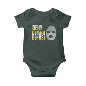 Deny Defend Depose Baby Onesie TS09 Print Your Wear