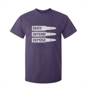 Deny Defend Depose Bullet T Shirt For Kid TS09 Purple Print Your Wear