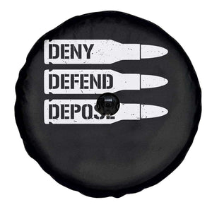 Deny Defend Depose Bullet Spare Tire Cover TS09 Print Your Wear