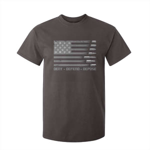 Deny Defend Depose T Shirt For Kid Bullet America Flag TS09 Dark Chocolate Print Your Wear